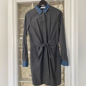 Bailey 44 denim two tone tie dress